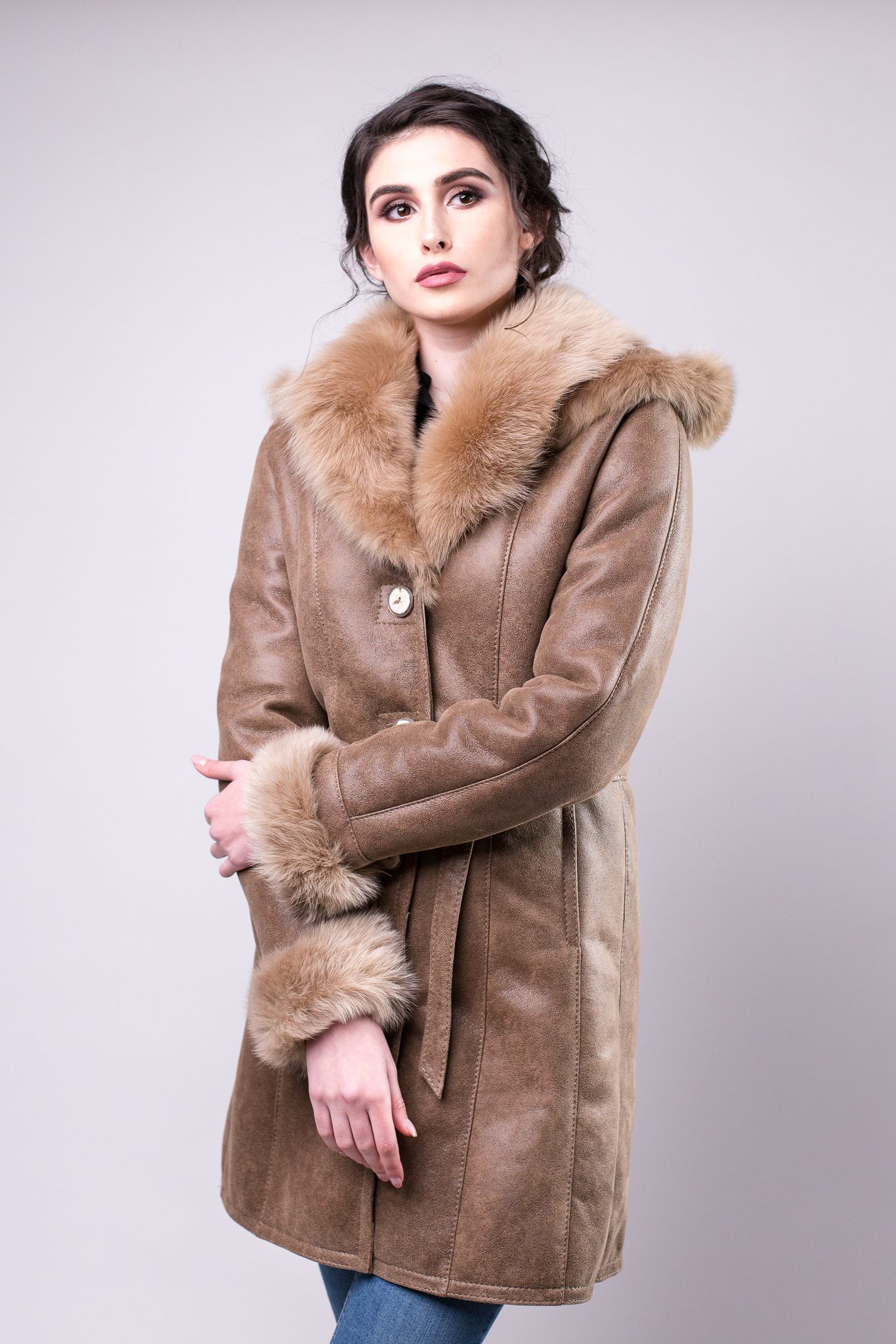 haina de blana pentru femei model 3-4 bej